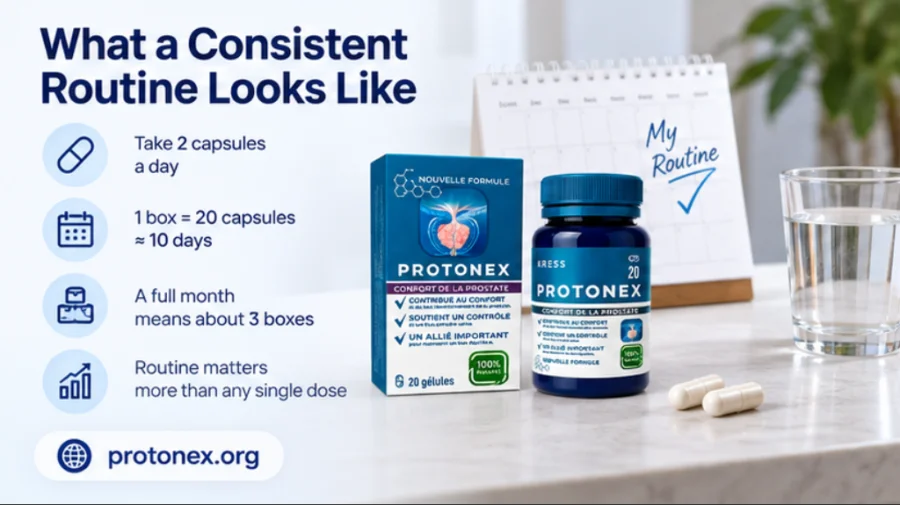 Protonex – two capsules a day routine