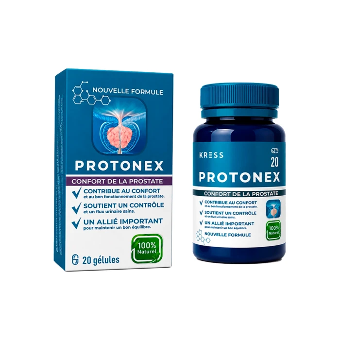 Protonex capsules – saw palmetto, vitamin E and zinc formula for men, sold in Morocco